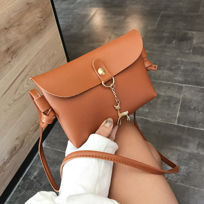 Ladies casual PU shoulder bag