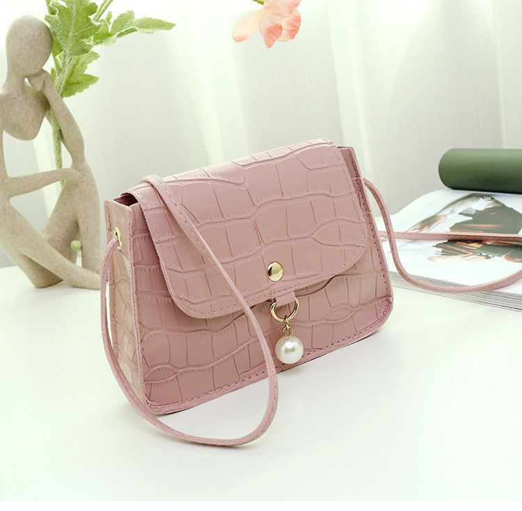 Crocodile Pattern Small Square Bag Women's Bag Cosmetic Bag Shoulder Bag